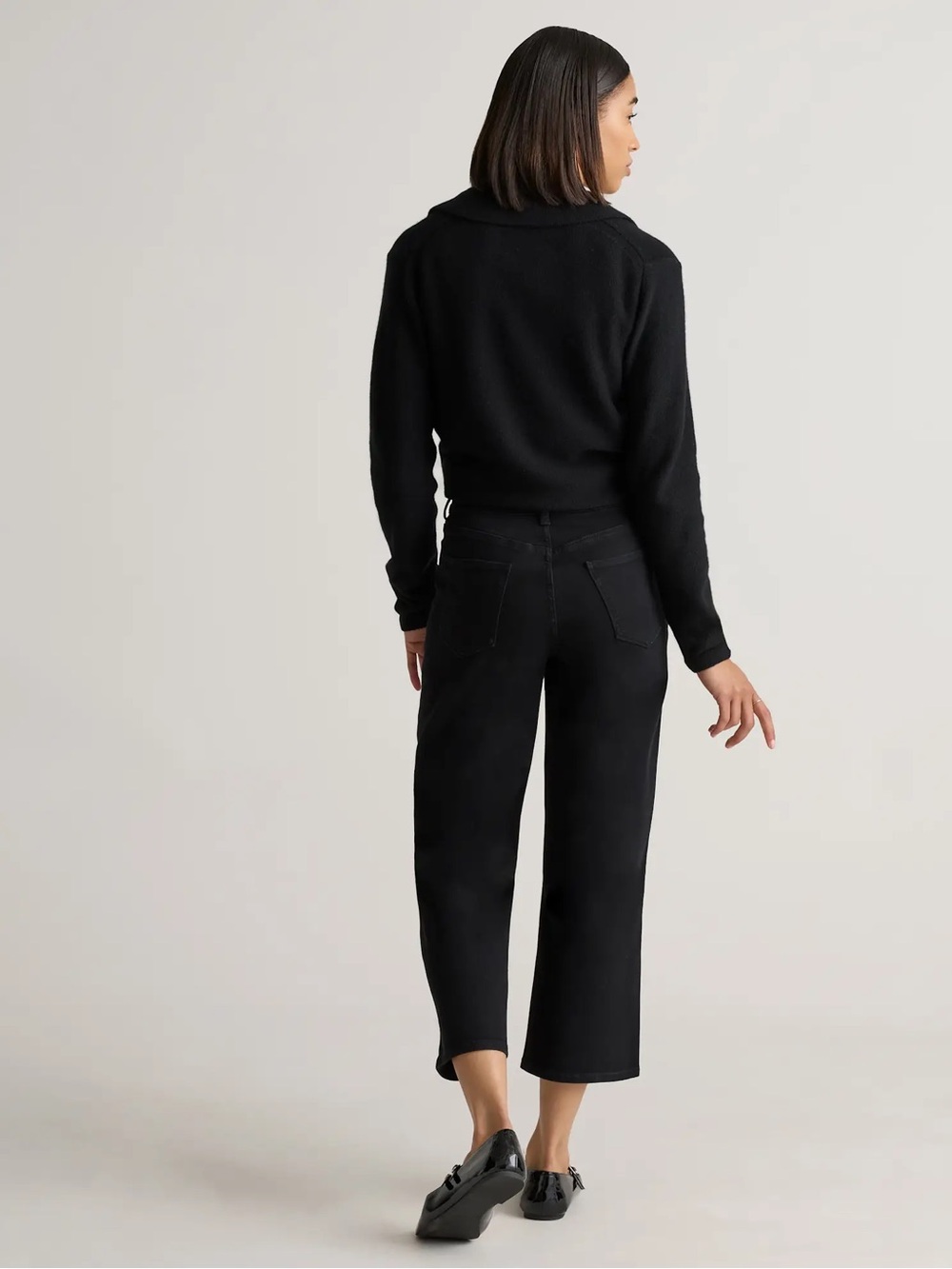Quince Black High-Rise Black Jeans - Picture 3 of 5